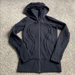 Lululemon black hooded jacket